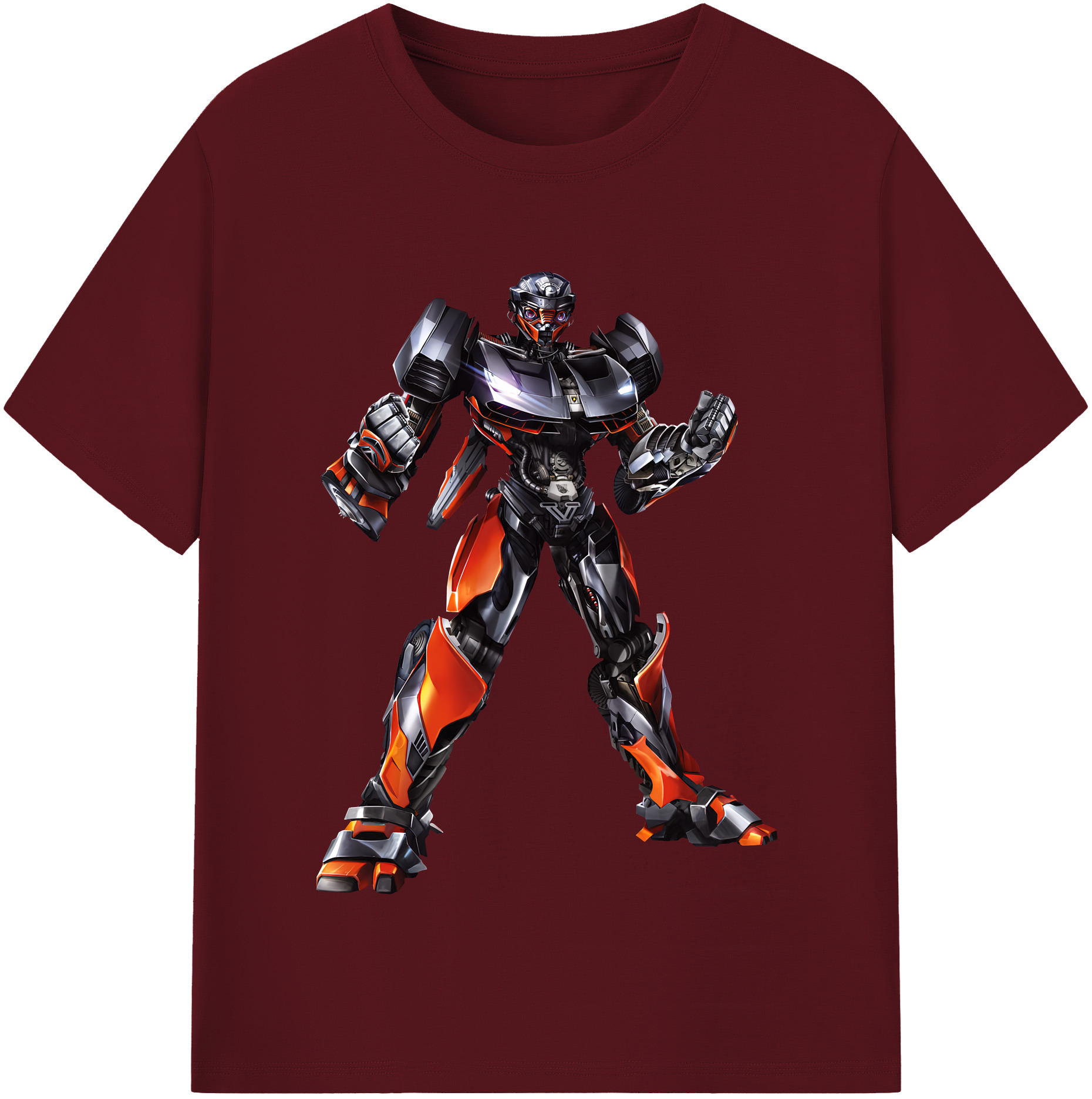 （画像用） Transformers トランスフォーマー 綿100％半袖Tシャツ（フロントプリント）